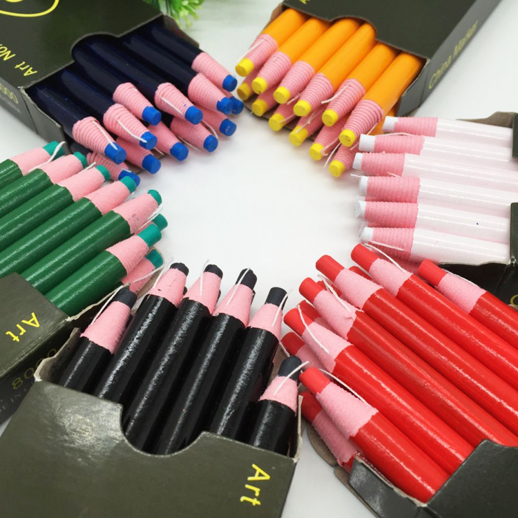  STANDARD South Korea 8000 Hand ripping pull-wire crayon Dot Position Pen Clothing Mark Pen White Black Orange