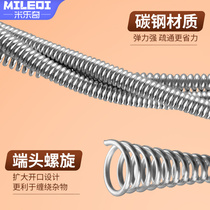 Toilet floor drain tool pipe dredge kitchen hand-crank toilet toilet block seat to sewer artifact household