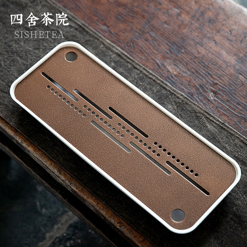 Four-house tea house Cloud sound dry tea tea tray Home Small debatable Gongfu tea furniture set simple tea table One person to use