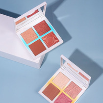 Highlight powder brightens pearlescent matte nasal shadow thin face repair plate blush one face Li Jiaqi recommends female