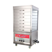 Bingwei commercial steamer cabinet steamer steamer steamer gas electric steamer cabinet steamer glass drawer steamer cabinet
