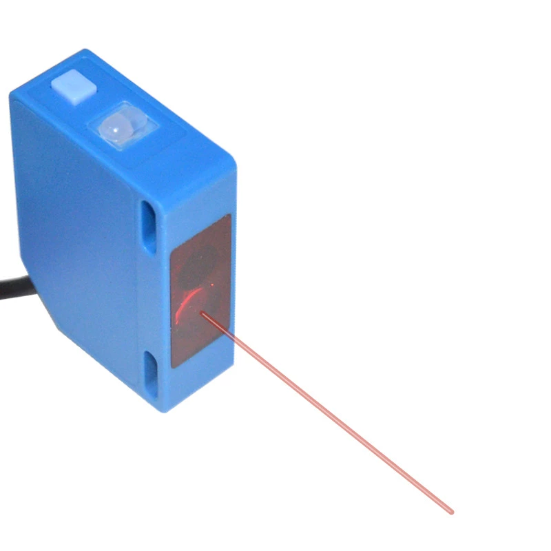 cảm biến màu sắc tcs3200 Cảm biến đánh dấu màu laser Nanneng NNA-SY3GN Điểm sáng nhỏ 0,5 mm chống rung phân biệt màu sắc ở khoảng cách xa cảm biến màu sắc tcs3200 cảm biến màu sắc