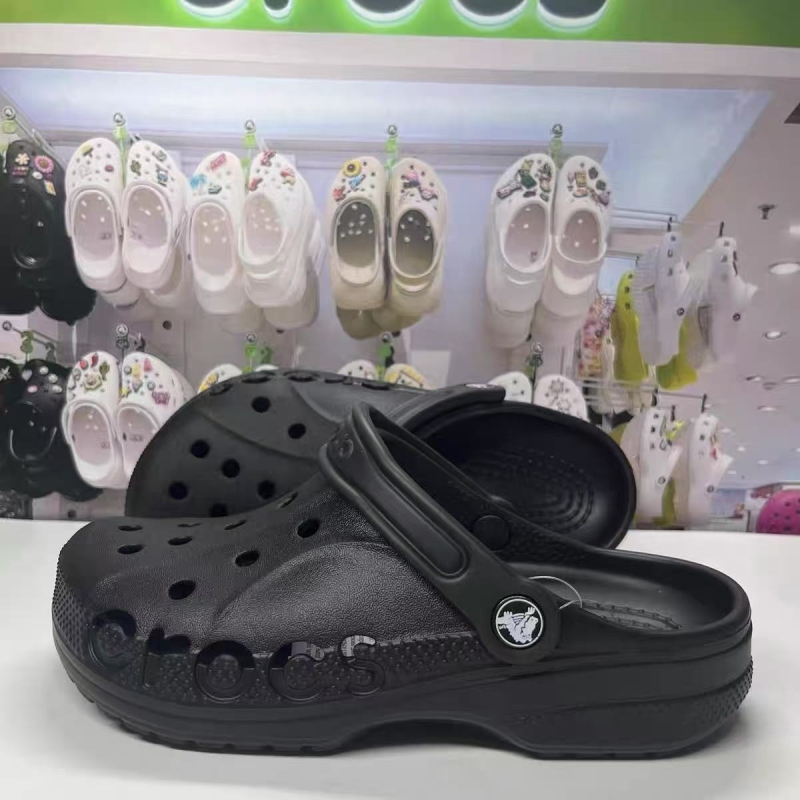 Crocs Clogs for Men, Women, and Children - Classic Outdoor Beach Sandals for Adults - Baya Closed-Toe Slippers