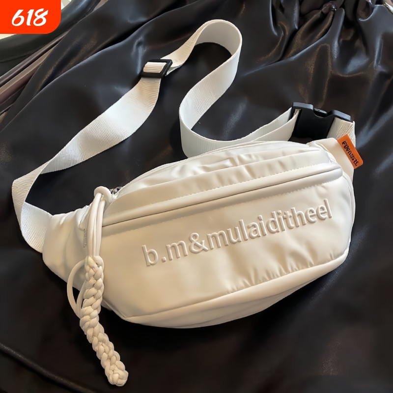 Sports Crossbody Cycling Chest Bag for Women 2026 New Style Waist Bag for Women Trendy Niche Shoulder Bag for Men Small Crossbody Bag White Sports Crossbody Cycling Chest Bag for Women 2026 New Style Waist Bag for Women Trendy Niche Shoulder Bag for Men Small Crossbody Bag White