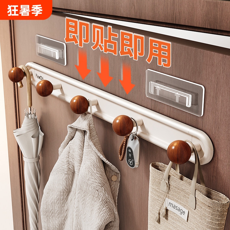 Over-The-Door Hook, No Installation Needed, Wall-Mounted for Bathroom, Strong Adhesive Hook for Entryway, Clothing Storage Hanger Over-The-Door Hook, No Installation Needed, Wall-Mounted for Bathroom, Strong Adhesive Hook for Entryway, Clothing Storage Hanger