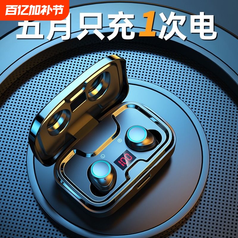 Suitable for Sony's High-End Wireless Bluetooth Headphones with Noise Reduction, 2024 New Model, In-Ear, Long Battery Life, for Apple, Xiaomi, and Gaming
