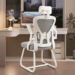 Bow Computer Chair Backrest Chair Comfortable Sedentary For Home Office Chair College Students' Dormitory Ergonomic E-Sports Chair