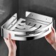 304 stainless steel bathroom storage rack without punching toilet toilet detachable wall-mounted triangle basket corner storage