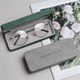Glasses box high-end men's portable anti-pressure and anti-pressure ins Japanese simple myopia sunglasses women's storage