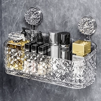 Всасывание чашки стоя стойки туалет туалет туалет, ванная комната для ванной комнаты бесплатно перфорированная настенная настенная настенная коробка для хранения хранения