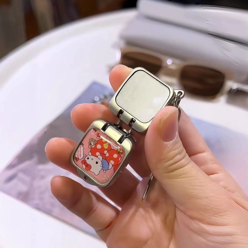 [Nail Clippers Can Be Carried with You] Kitty Cat Small Mini Metal Bag Pendant Portable and Cute