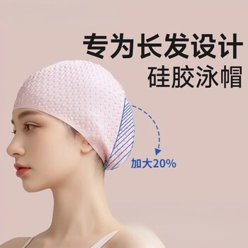 Fashionable waterproof swimming cap