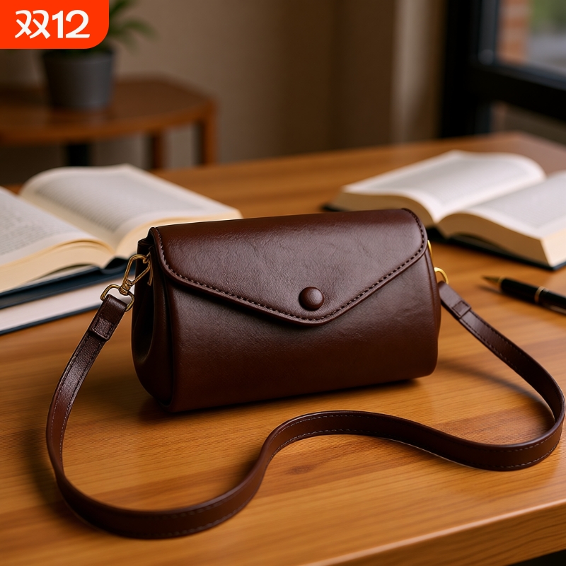 Ibrahimovic Gucci bag for women 2025 new fashion trend hot style retro one-shoulder ladies commuting simple small square bag