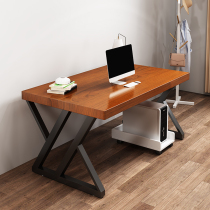 Solid Wood computer desk desktop American minimalist desk home adult bedroom study Nordic industrial style big desk
