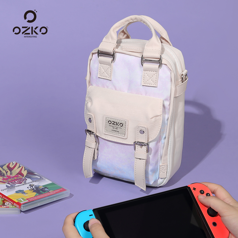 Nintendo Switch Containing Packs Ns Protective Sleeves Switchlite Consoles Host Perimeter Accessories Portable Multifunction Diagonal Satchel Women Containing Box Game Card Handle Accessories Big Adventure