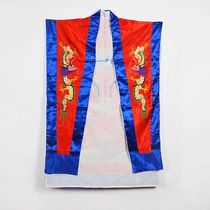Hot selling best selling five dragon sleeveless cassock double layer embroidered dragon robe costume servo robe satin fabric hot selling