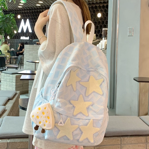 Японский брендовый милый рюкзак, ранец, водонепроницаемая сумка, с вышивкой, для средней школы