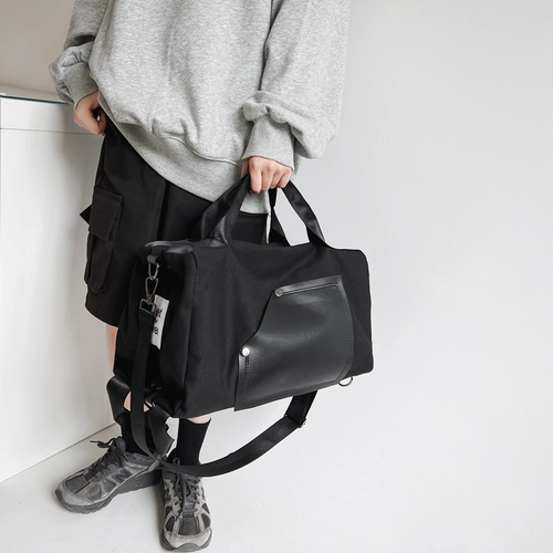 Японский ранец, брендовый рюкзак, черная сумка на одно плечо подходит для мужчин и женщин