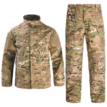 Dragon Armor R6 camouflage suit mens long-sleeved American camouflage outdoor training suit wear-resistant training tactical uniform