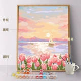 Цифровой акрил для рисования, масляная краска, «сделай сам», ручная роспись