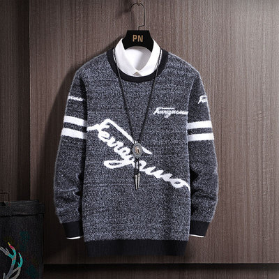 【ASD】潮牌ins秋冬毛衣男士针织衫