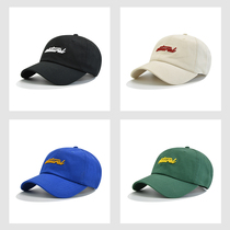 Soft Top Duck Tongue Cap Men And Women Small Crowdbots Baseball Cap Pins in Trend Korean version 100 Comfortable Casual Hat for summer