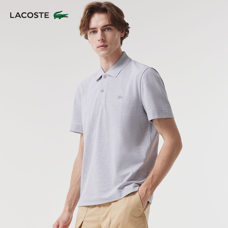 Lacoste French Crocodile Men's Spring and Summer Simple and Versatile Classic Right-Shoulder Short-Sleeved T-Shirt Polo Shirt | Ph6232