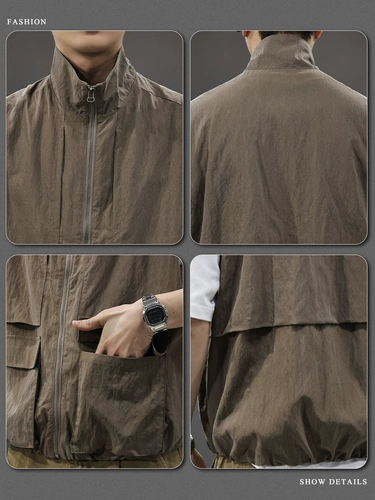 Весенний тонкий жилет для отдыха, куртка, в американском стиле