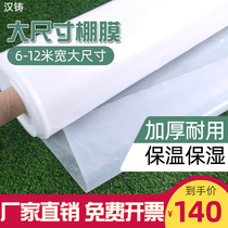Plastic film greenhouse film decoration dust film transparent PE agricultural outdoor white film thickening anti-aging insulation 6-12 meters