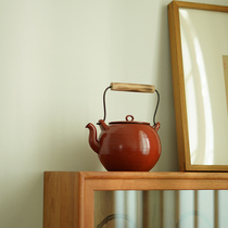 Jingdezhen Lin Songtang Handmade Purple Sand Purple Clay Tiaster Wood boiling teapot boiling kettle Kettle Ceramic Tea Set