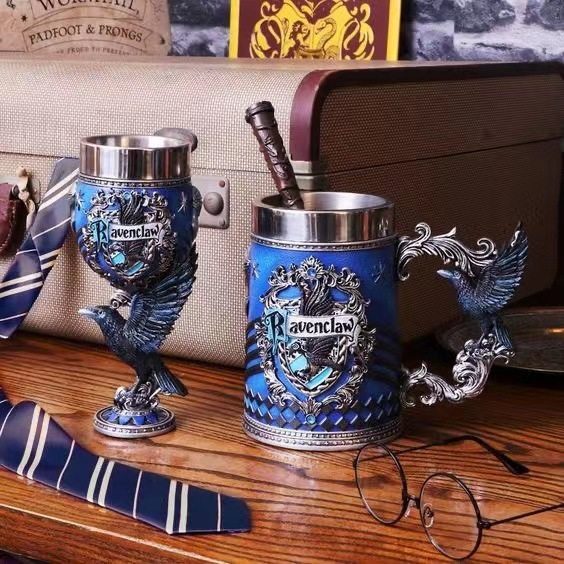 Гарри Поттер Чашка для воды Четыре Кубка Академии Замок Хогвартс Студенческая кружка Пивная кружка Держатель ручки Маленькое украшение Изображение 1