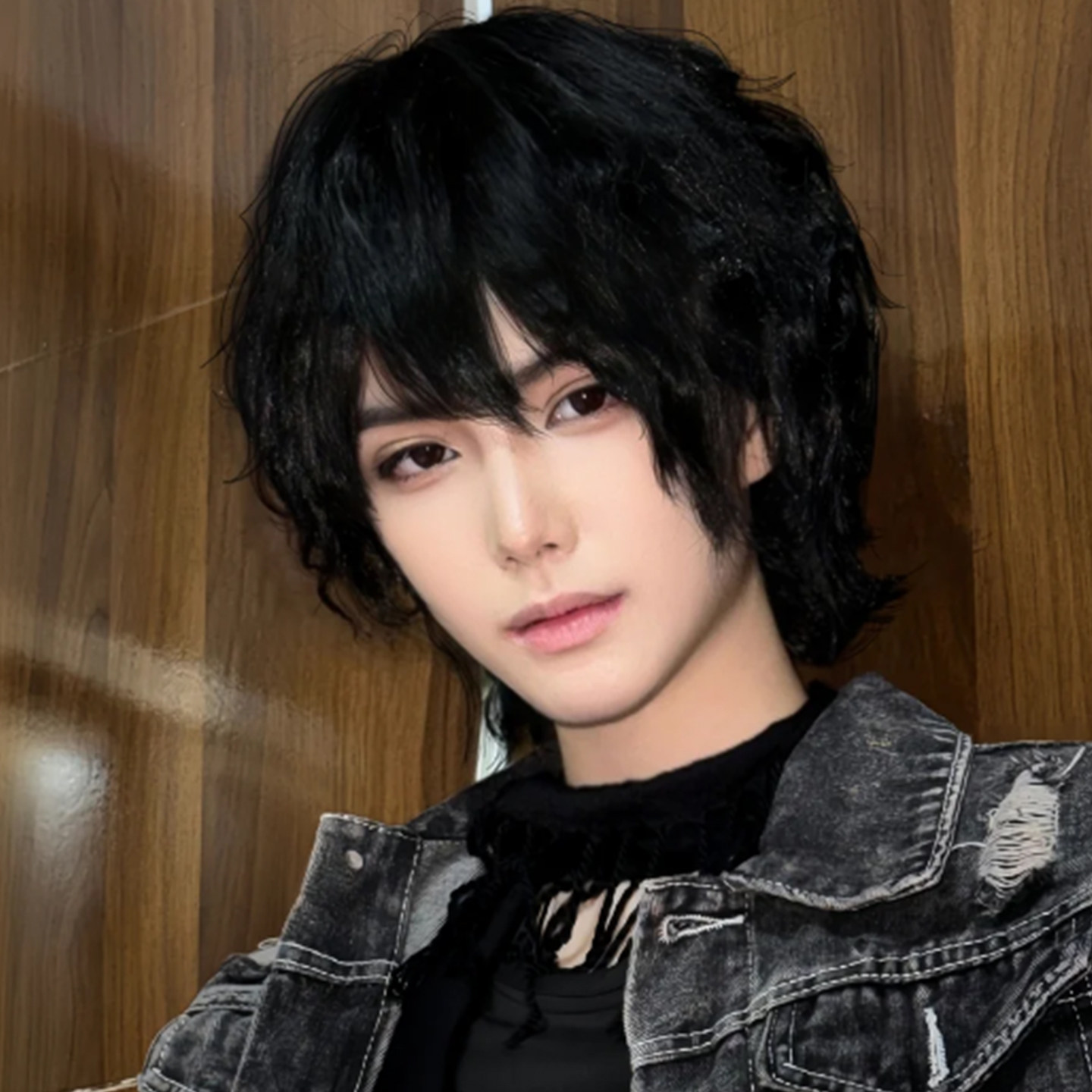 假面骑士天道总司cos假毛狼尾少年感刘海蓬松鲤鱼头短直发全头套_COSPLAY配件_淘宝游戏网