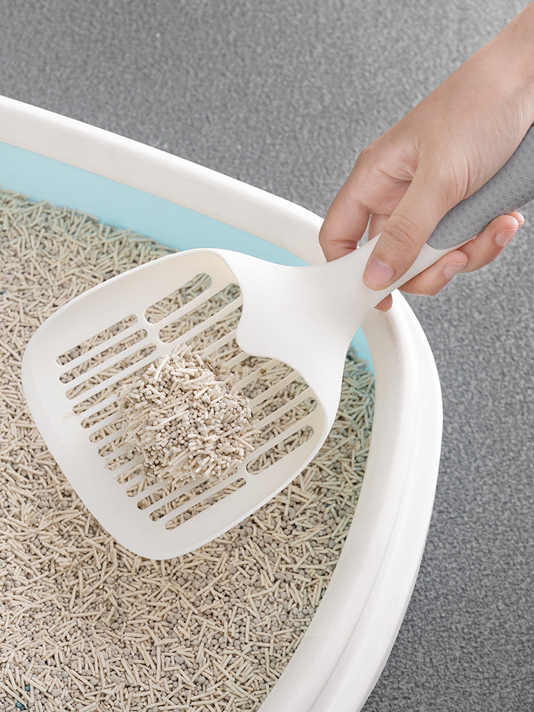 Cat litter shovel cat excrement artifact cat pot cat excrement iron shovel small hole cat sander large simple pet supplies