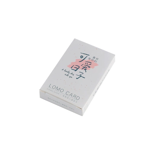 Lomo Small Card Potcard Small -Поседающая почерка поздравительная карта Подарки красивая карта сообщения одностраничная карта бумага Вдохновляющая ниша с высоким уровнем высокого уровня.