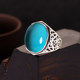 S925 sterling silver ring ເປົ່າສະຫນັບສະຫນູນຜູ້ຊາຍຝາຫລັງ DIY beeswax turquoise ສະຫນັບສະຫນູນ 13*1714*1915*2016*21