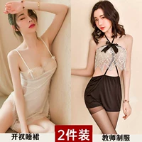 Чистый белый+Учительский униформа [отправить 2 пары носков]