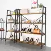Shoe store Shoe rack Clothing store display rack Shopping mall store display decoration store Creative floor-to-ceiling multi-layer shelf