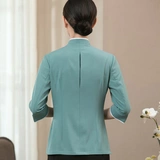 Очистка Star Hotel Очистка рабочего сервера Женский середина -наборы имущества наборы для чистки с коротким рукавом Сервер для очистки с коротким рукава