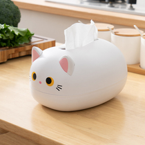 Paper Towel Box Home Living Room Desktop Dining Room Multifunction Ins Wind Net Red Creativity Cartoon Cute Swing piece of paper