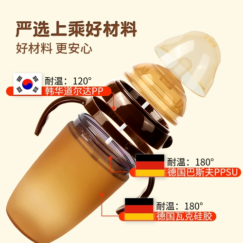 Детская бутылочка для кормления для новорожденных для младенца для кормящих грудью, 6 мес., 1 лет