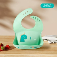 Зеленый трехмерный динозавр, 3D