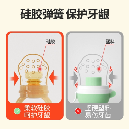 Детский ниблер для прикорма, силиконовая соска, автоматический прорезыватель для фруктов и овощей для правильного прикуса