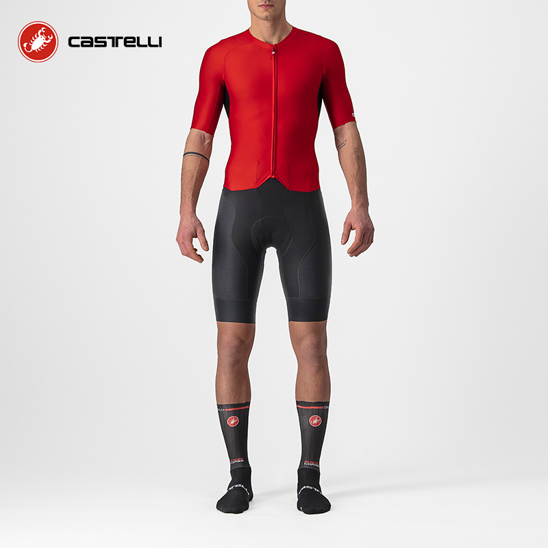 Scorpion Castelli Professional Men's Light Weight Summer Ring Racing Suit Ride Suit With Short Sleeve Shorts 4521000