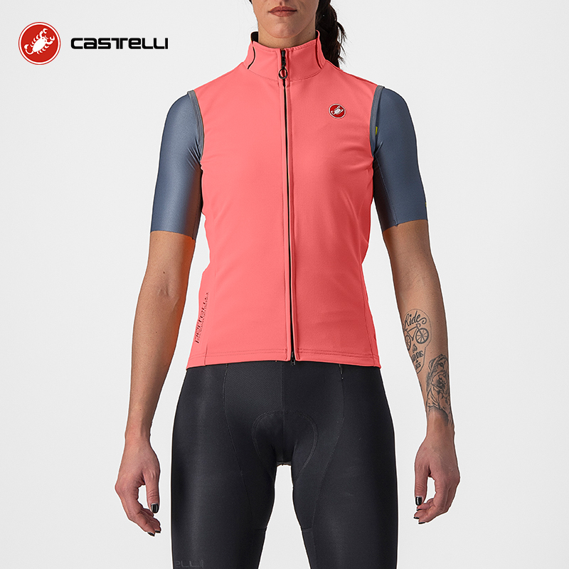 Scorpion Castelli Women's Spring and Autumn Professional Competition Lightweight Cycling Vest Sleeveless Windproof Water-Repellent 4522546