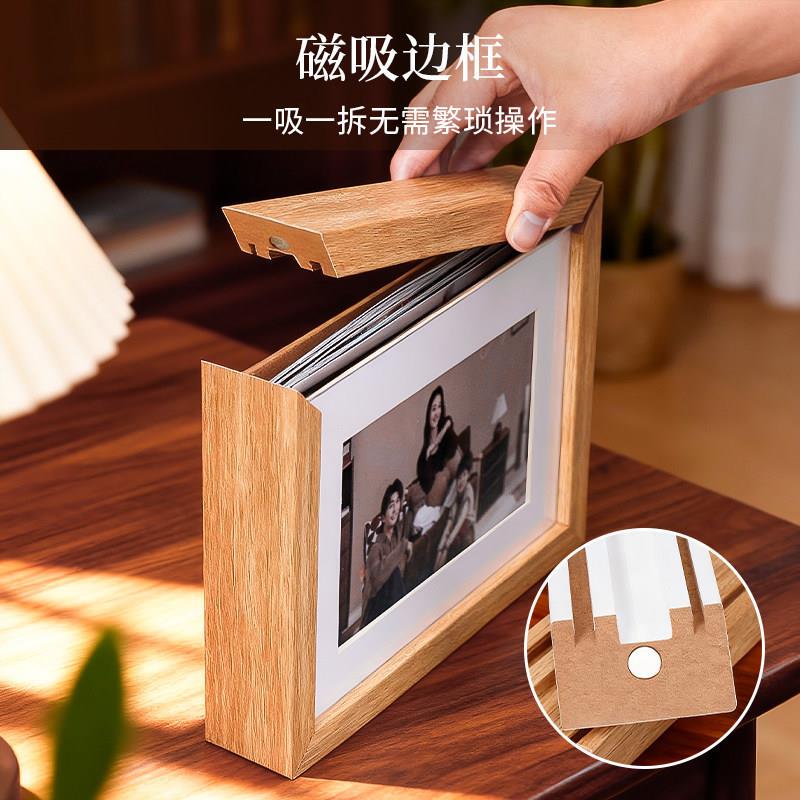 Magnetic Quick-Release Photo Frame Storage 6inch 8inch Storage and Display Integrated Children's Art Frame A4 Certificate 8K Artwork