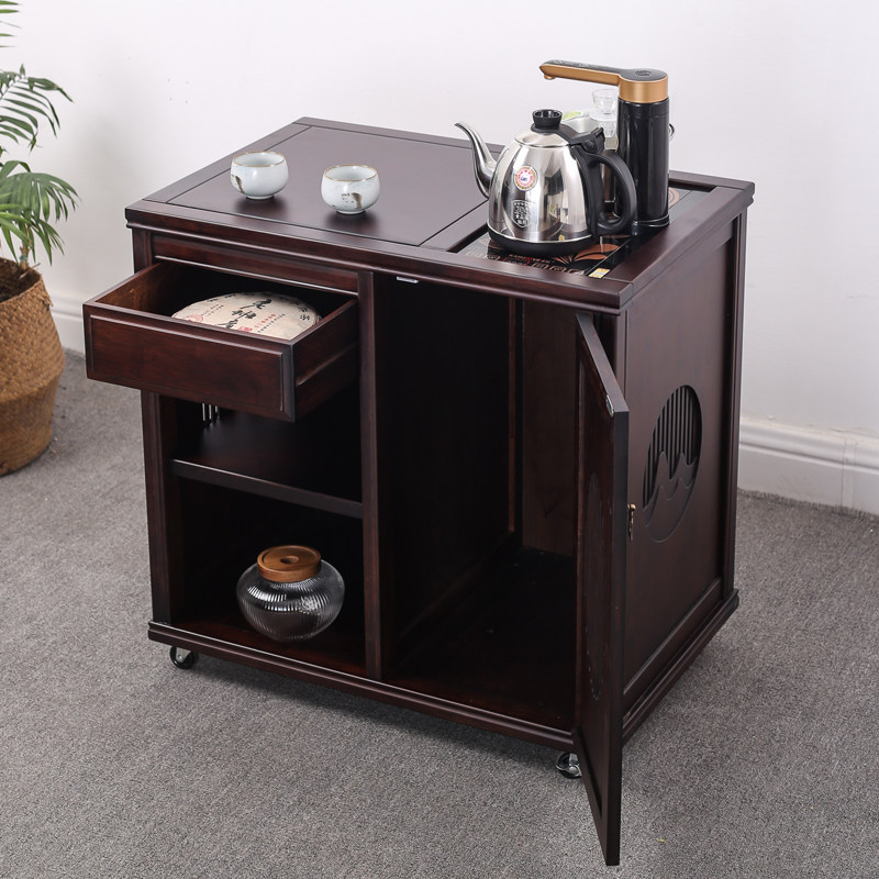 Mobile Tea Car Tea Table Tea Table Tea Table Home Tea Cabinet Shelf Simple Modern Tea Set Group Integrated Chinese Living Room Tea Table