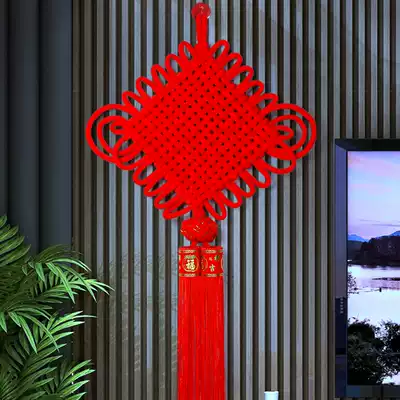 China knot hanging decoration porch living room large door on Ping An Festival small housewarming new home decoration TV wall to attract money