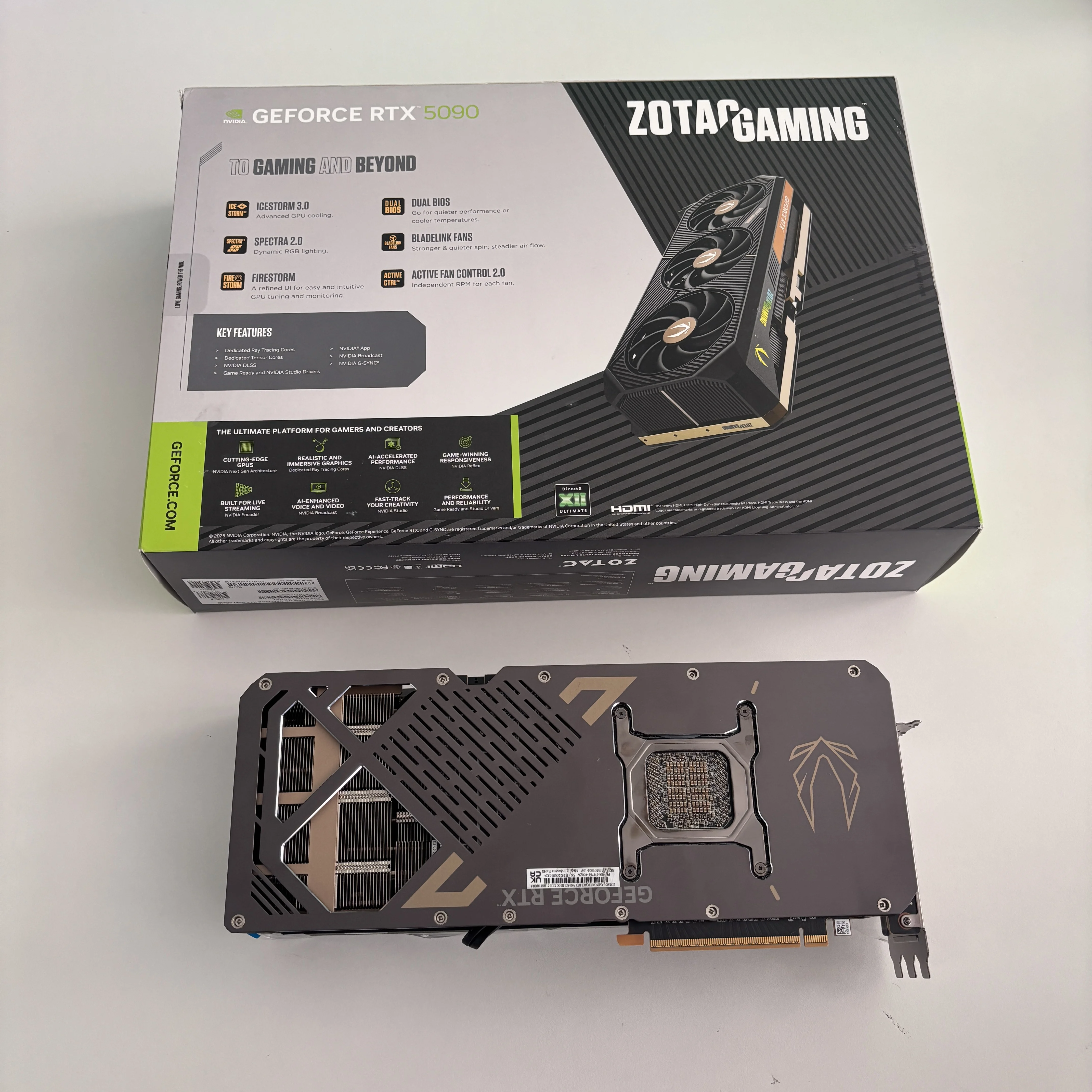 ZOTAC ZOTAC RTX5090 SOLID плохая графическая карта, корпус карты лом, материал платы 4090 плохая карта радиатор