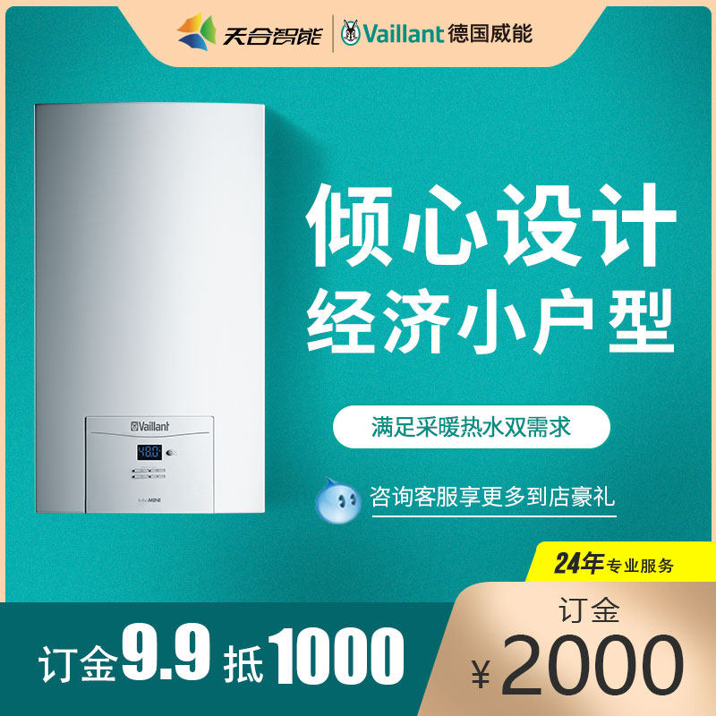 German Vaineng turbo MINI heating domestic water dual-purpose wall-hung boiler household surface-mounted radiator (deposit)
