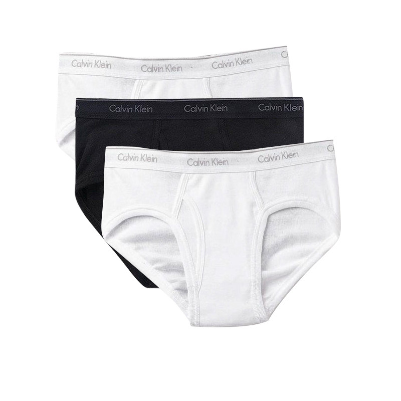 White, Black And White (Triangle)3 Strip packing   quality goods Calvin   Klein / CK American version man Boxer underwear cotton Four corners comfortable ventilation underpants